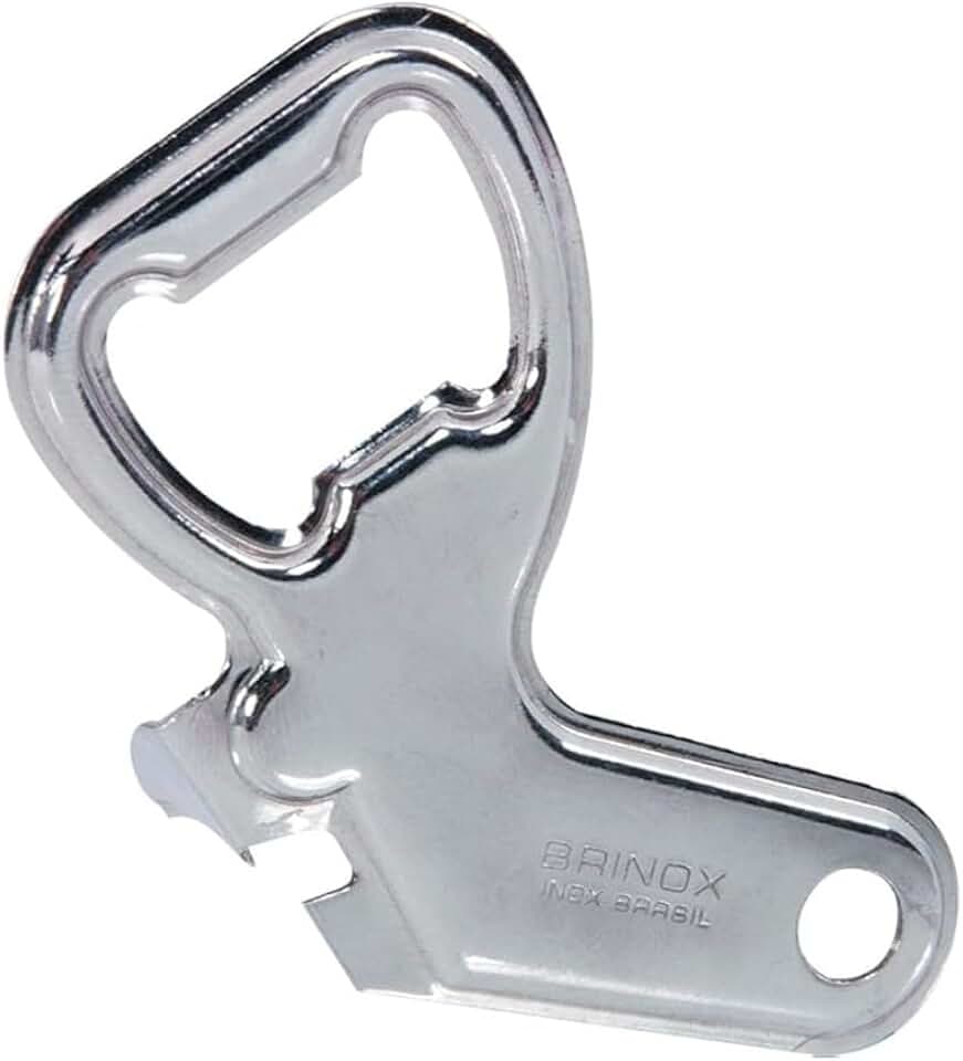 Brinox - Abridor de Latas e Garrafas 9cm Beli - Aço Inox