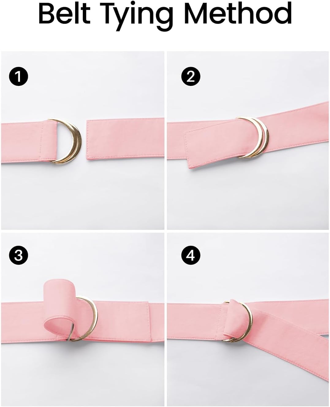 ZESICA Womens Summer Button Midi Dresses 2026 Flutter Short Sleeve Belted Business Casual Work Long Dresses with Pockets - Image 8