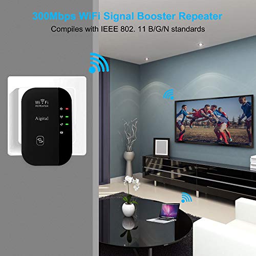 Aigital-WiFi-Repetidor-para-casa-Extensor-de-Red-WiFi24-GHz-300-Mbps-Puerto-Ethernet-Modo-Punto-de-Acceso-Inalambrico-y-Extensor-Antenas-Internas-Compatible-con-Todos-los-routers-y-Fibra