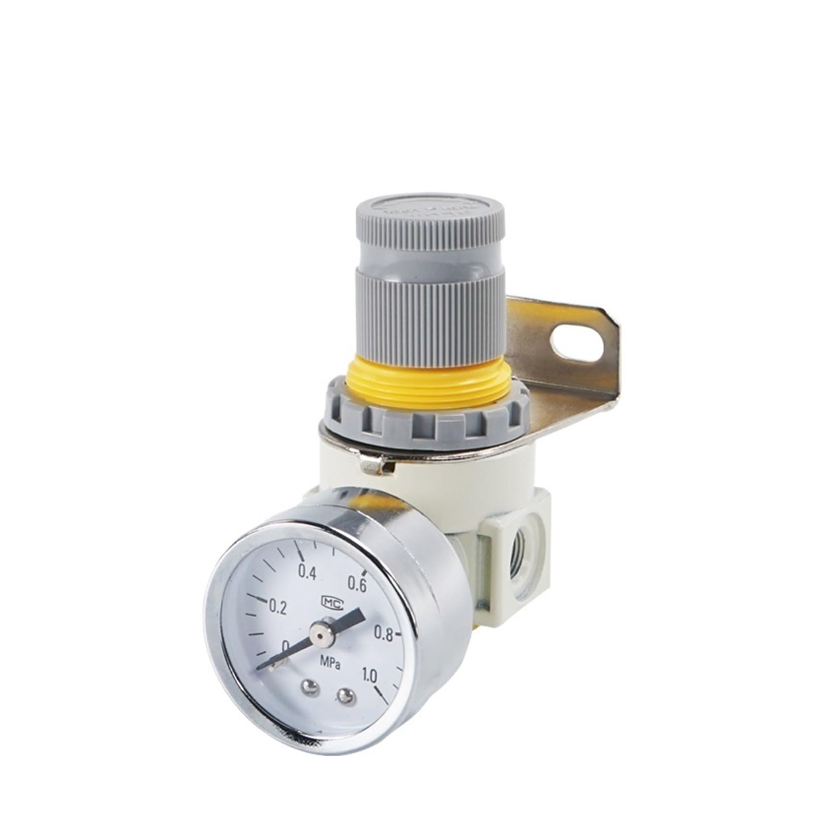 AR2000 G1/4 - Mini regulador de presión de aire neumático ajustable con manómetro adecuado para compresor AR1500 BR3000 BR4000 10bar (AR1500)