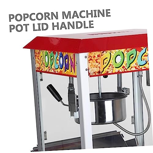 KICHOUSE Commercial Popcorn Machine Lid Replacement Handle with Knob Pot Lid Grip for Popcorn Machines Essential Accessory for Popcorn Makers and Microwave Popcorn Preparation