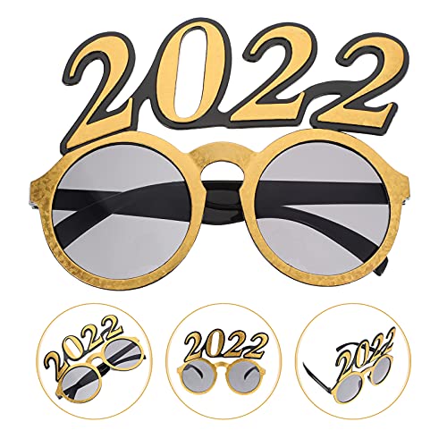 5 Peças 2022 Óculos Lembrancinha De Festa Óculos Para Festa De Ano Número Óculos De Suporte De Cabin