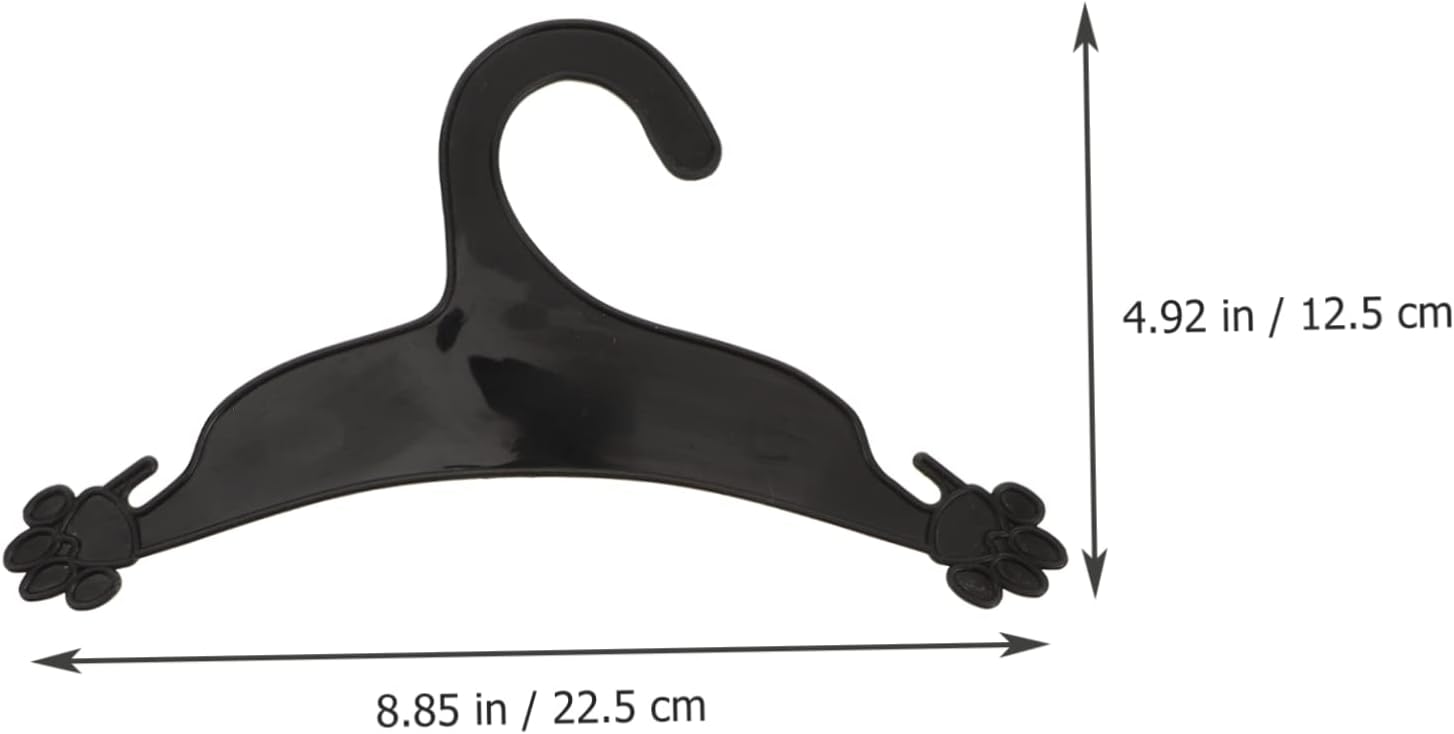 10pcs Dog Paw Shaped Hangers for Pet Clothes Windproof Non-Skid Garment Rack for Dogs for Travel and Home Use image 3
