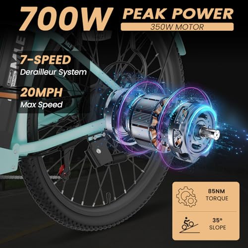 MOONCOOL 700W Peak Power Ebike