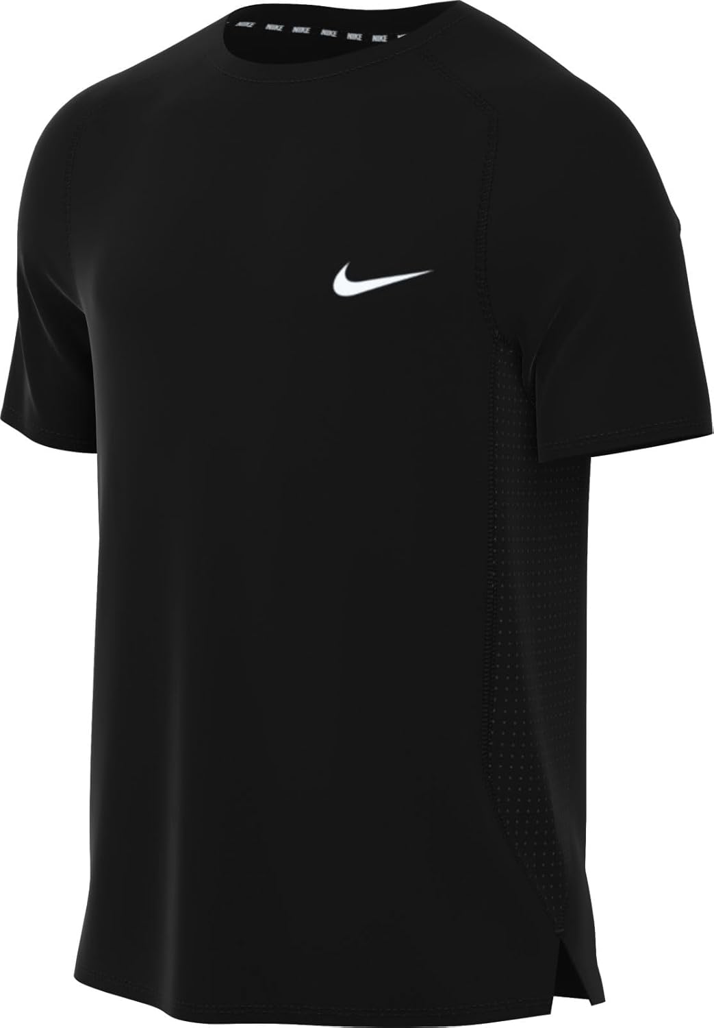Nike Flex Rep Men's Dri-FIT Short-Sleeve Fitness Top (Black/White, FN2979-010) Size Large