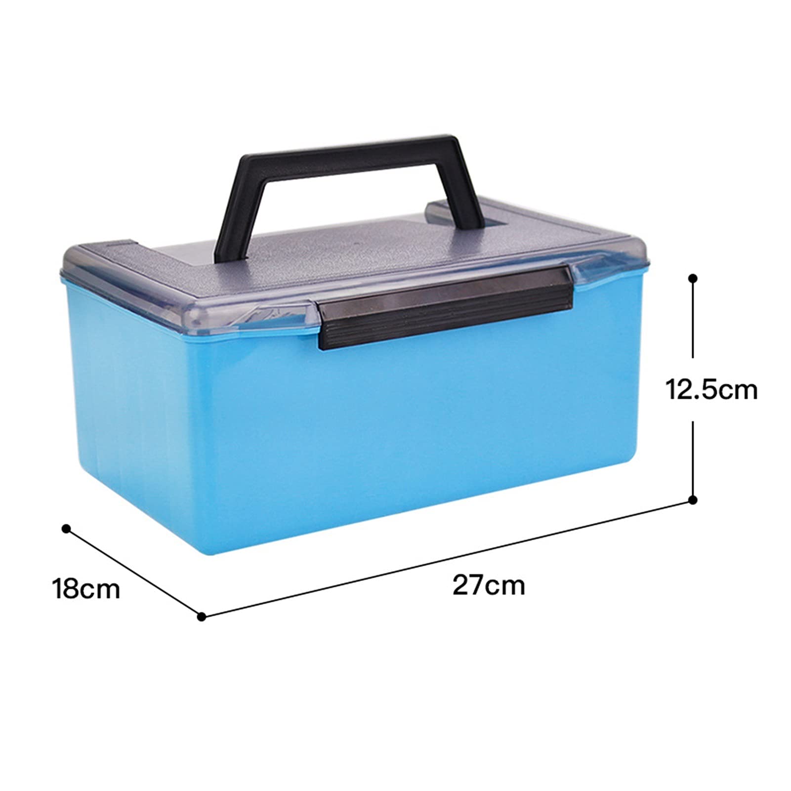 Scatola Portaoggetti per Ami da Pesca alla Carpa Accessori for Esca Box Grande capacità Portatile Box Portable Tool Box Esterno Box Box Organizer Accessori da Pesca Contenitore per Esche