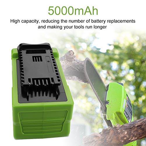 Powilling 40V 5.0Ah Replacement Lithium Battery for GreenWorks 29472 29462    Battery GreenWorks 40V G-MAX Power Tools 29252 20202 22262 25312 25322 20642 22272 27062 21242 (Not for Gen 1)