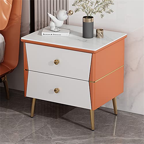 Table de chevet étroite 50cm petit meuble de rangement chambre moderne