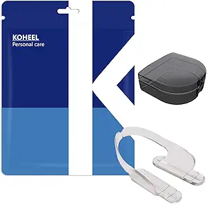 KOHEEL AG Adjustable Mouth Guard for Teeth Grinding & Clenching, Thin & Comfort-Fit Dental Guard for Sleeping, TMJ Relief & Bruxism, One Size Fits All (12 Count)