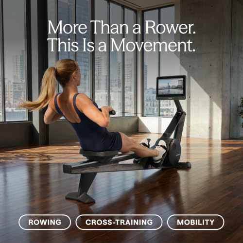 Image of Hydrow Wave Rowing Machine with 16 inch HD Touchscreen & Speakers - Foldable | Live Home Workouts, Subscription Required