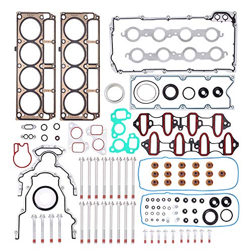 LIMICAR Cylinder Head Gasket Full Set Compatible with 2002 2003 2004 2005 2006 2007 2008 2009 2010 2011 Silverado Tahoe GMC Yukon Envoy Buick Cadillac 4.8L 5.3L - Thumbnail 2