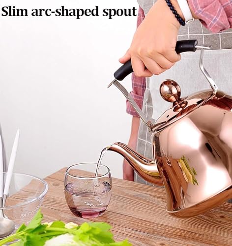 Théière sifflante pour cuisinière à induction et thé de l'après-midi