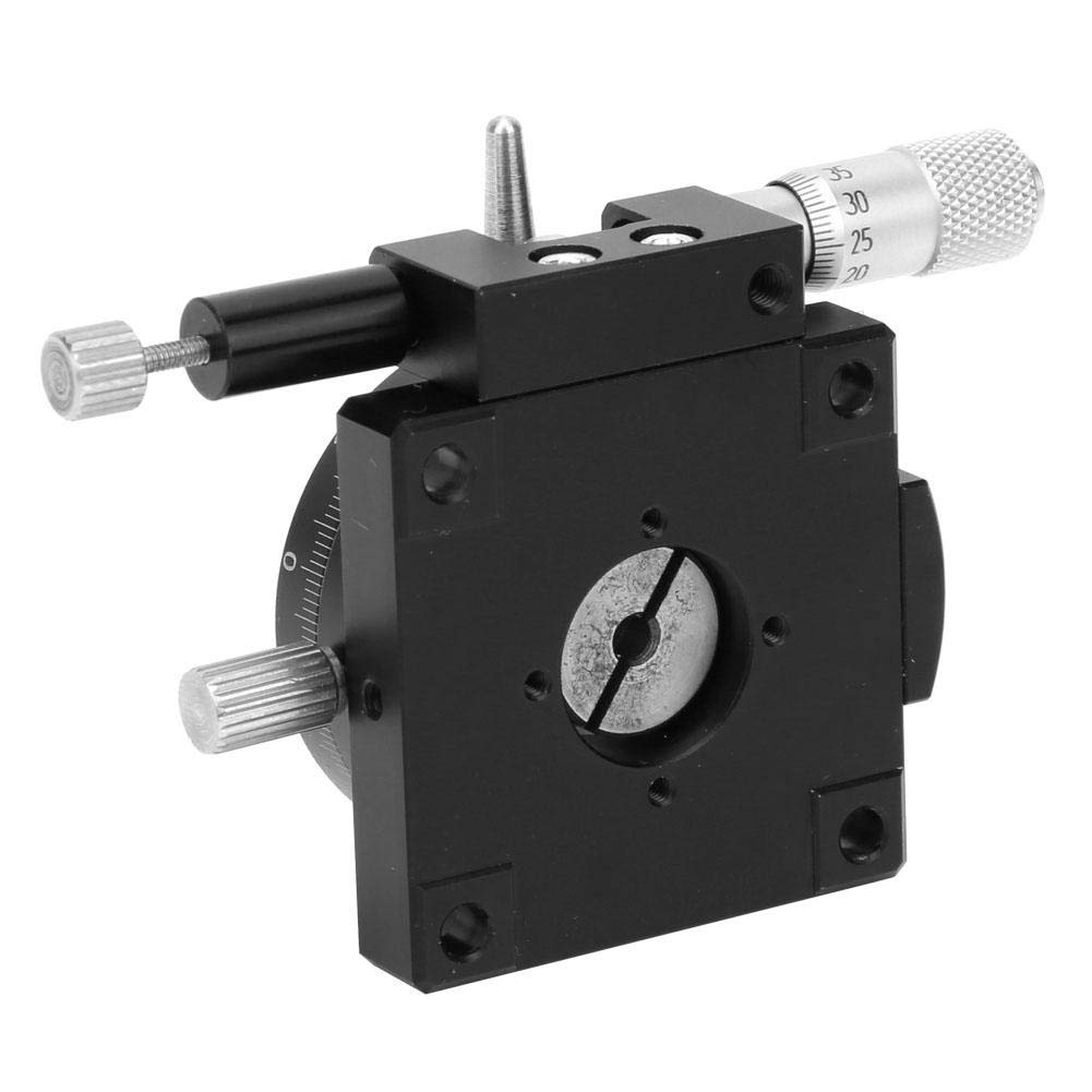 R-Achse Manueller Lineartisch 40x40mm RSP40-L Schneidestation Manuell einstellbare Gleitplattform 40mm für Mikrometer