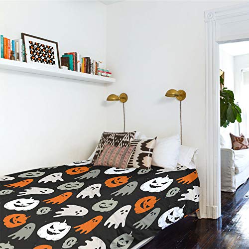 Loopop LPP-230721-SCRY01709GTAALOP Halloween Tapestry Wall Hanging Ghost Pumkin Monster Tapestries Aesthetic Cute Cartoon Orange Tapestry thumb #4