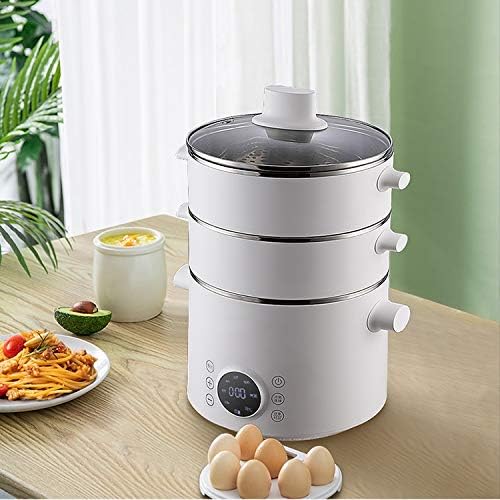 Small Electric Steamer Household Multifunctional 3-layer Mini Automatic 304 Stainless Steel Multilayer