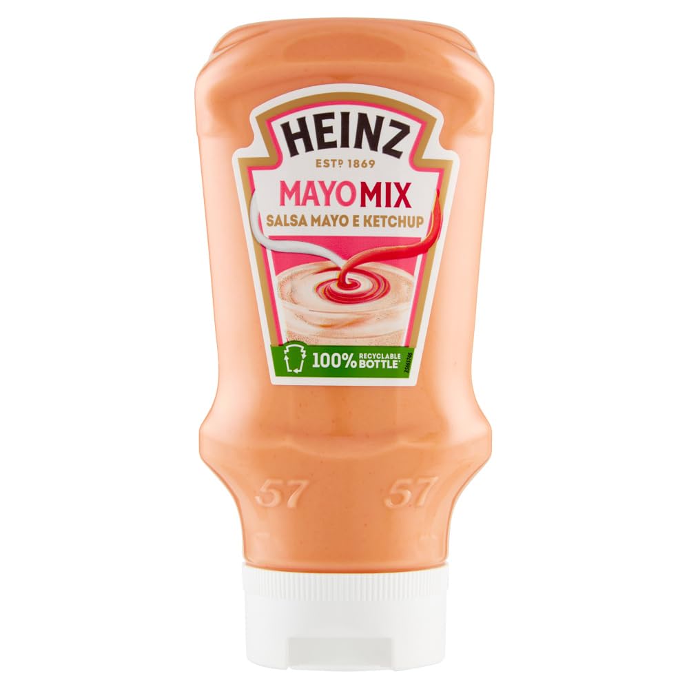 Italian Gourmet Mayomix Sauce Mayo & Ketchup Mix, cremige Würzsauce für Burger Pommes Sandwich Dips & BBQ – Vorteilspack 6×425 g + Italian Gourmet Polpa