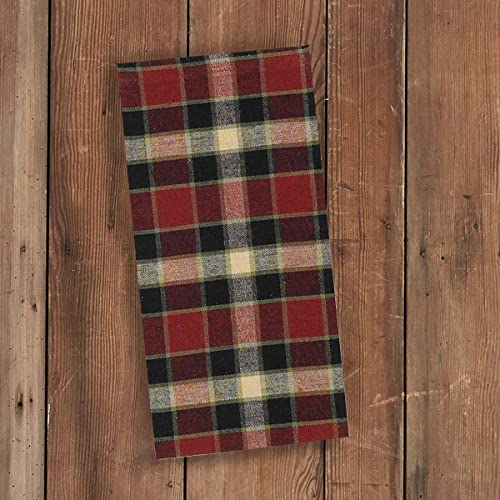 Servilletas cuadradas rojas Park Designs set x4 miniatura 2