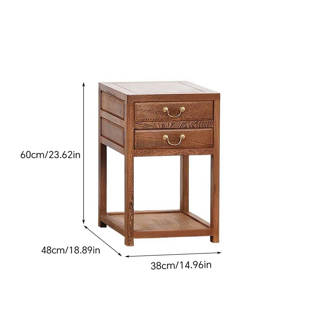 eexbz Sofa Wooden Small Coffee Table Living Room Small Square Table Chinese Style Sofa Side Table Corner Table Sofas for Living Room