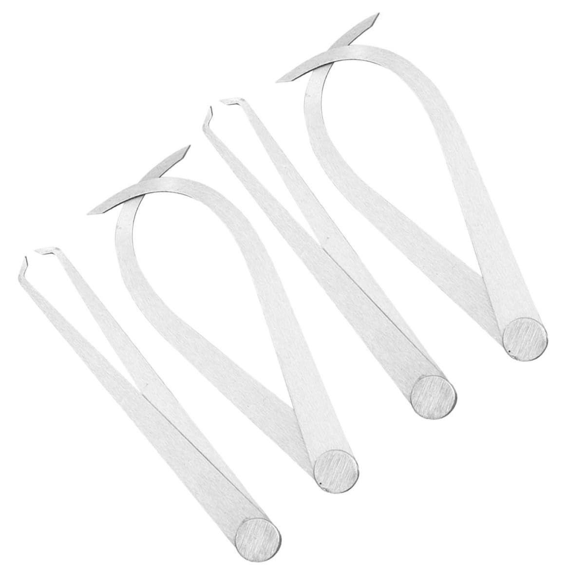 VILLFUL Professional Ceramic Sculpture 4pcs Steel Calipers for Precise Pottery Measurements
