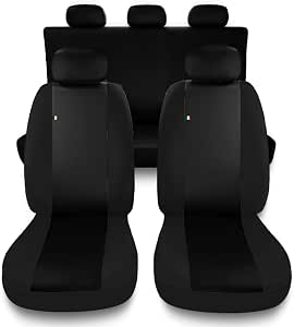 Coprisedili Auto Compatibili per C1, Made In Italy, set di copri sedili Completo, colore - NeroMimetico