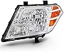 ACANII - For 2009-2020 Nissan Frontier Truck Chrome Housing Headlight Headlamp Assembly Replacement Left Driver Side