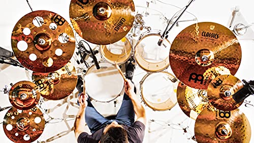 Meinl Classics Custom Brilliant 16 Zoll (40,64cm) Trash Crash Becken für Schlagzeug – B10 Bronze, brilliantes Finish (CC16TRC-B) - Image 7