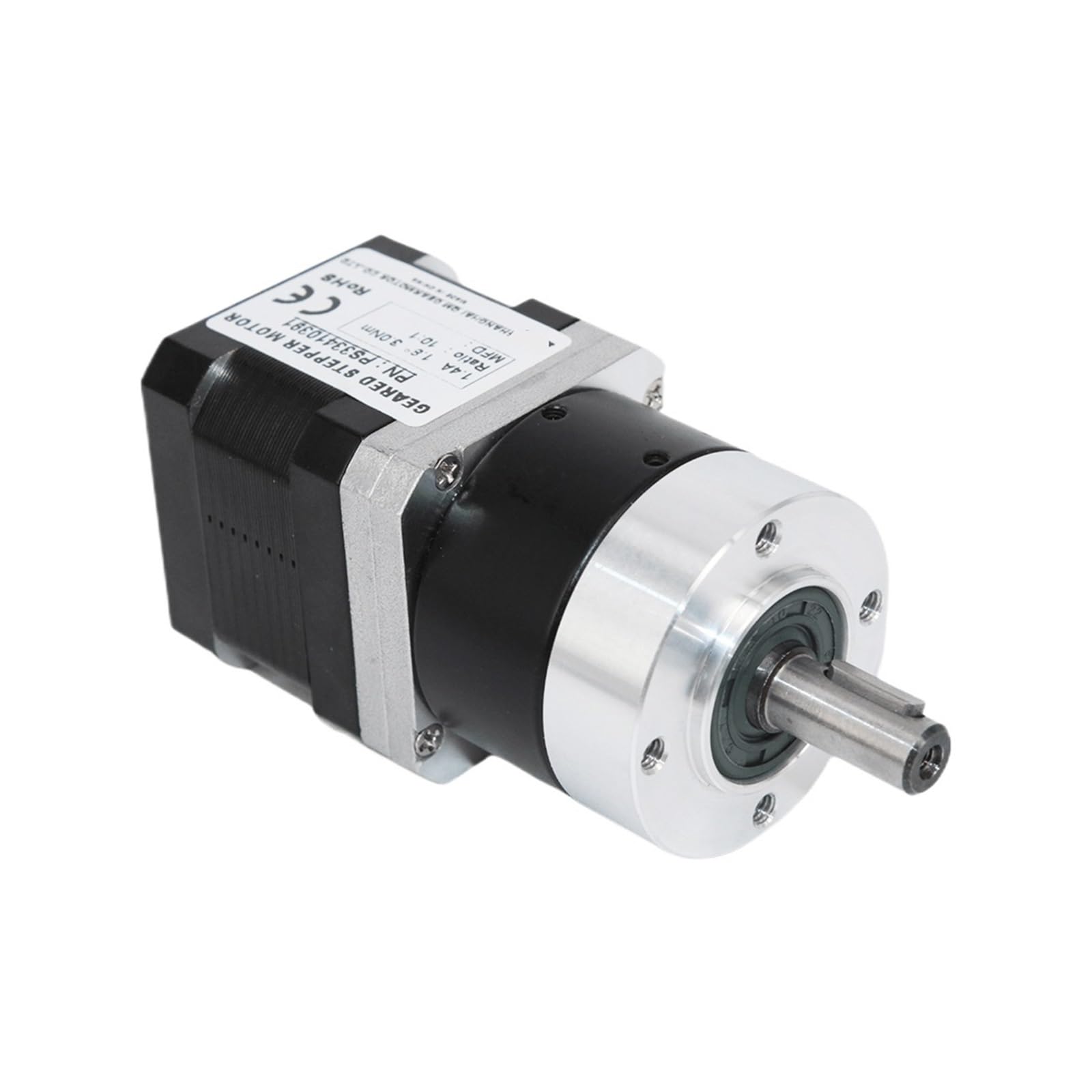 1 Unidad de chavetero, Eje con relación 4, Nema17 1.4A, Longitud 34 mm, arrancador for Electronic Starter Paso a Paso, Reductor de Engranajes planetarios 42