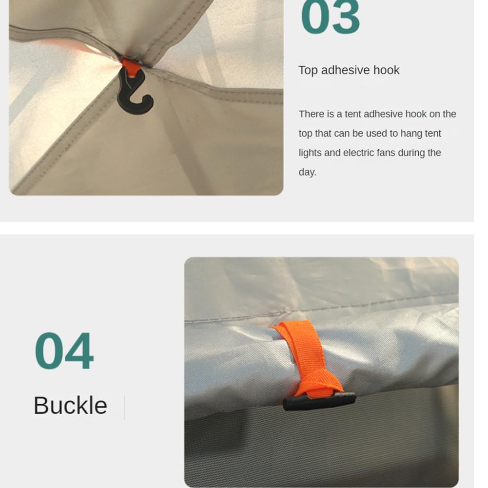 Pare-Soleil de de Plage avec Auvent, de Plage -Up, Pare-Soleil Portable de Protection Contre Les UV