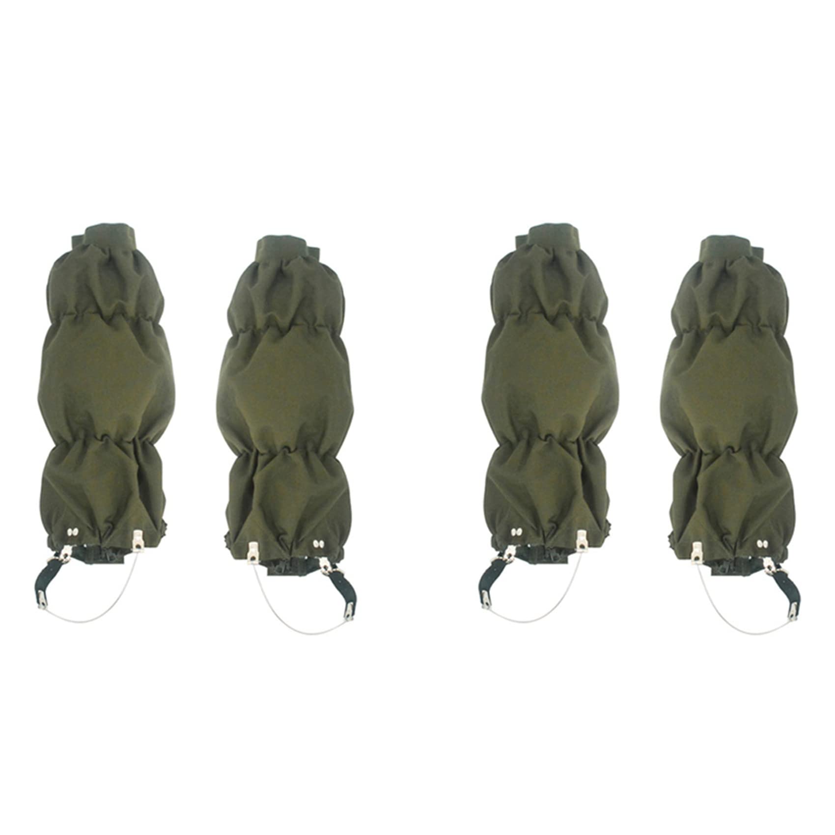 Lot de 2 guêtres de protection pour les jambes pour l'extérieur - Pour bottes de neige imperméables et réglables