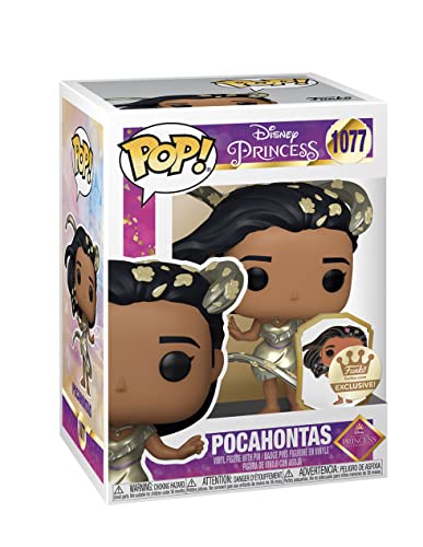 Funko Pop! Ultimate Princess Collection - Pocahontas (Gold) With Pin - Shop Exclusive