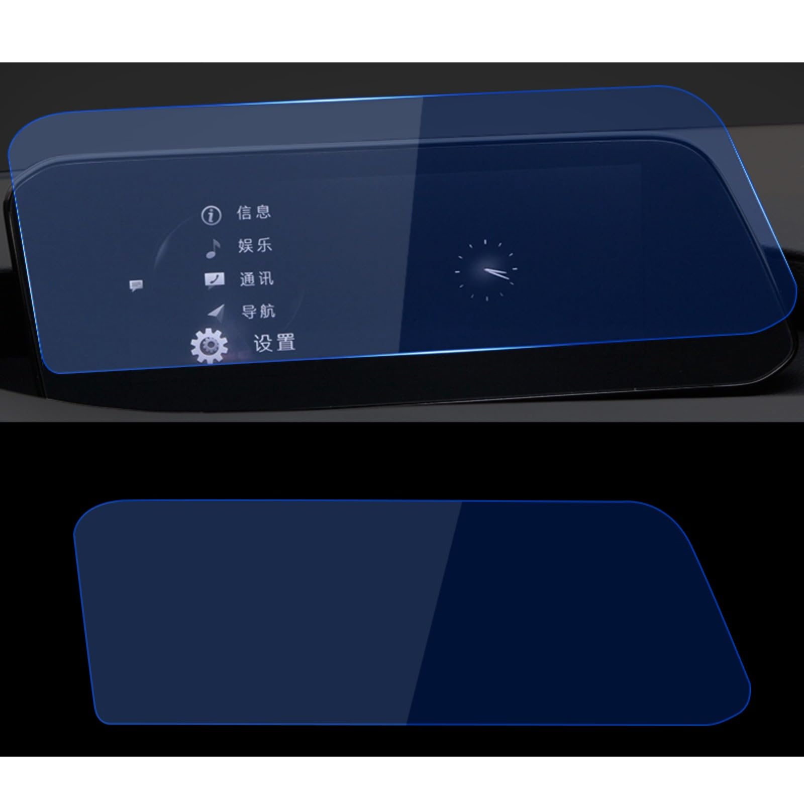 SCTOU For Mazda 3 Axela 2019 2020 2021 Car GPS Navigation Screen Tempered Glass Protective Film Screen HD Display Sticker Anti Scratch