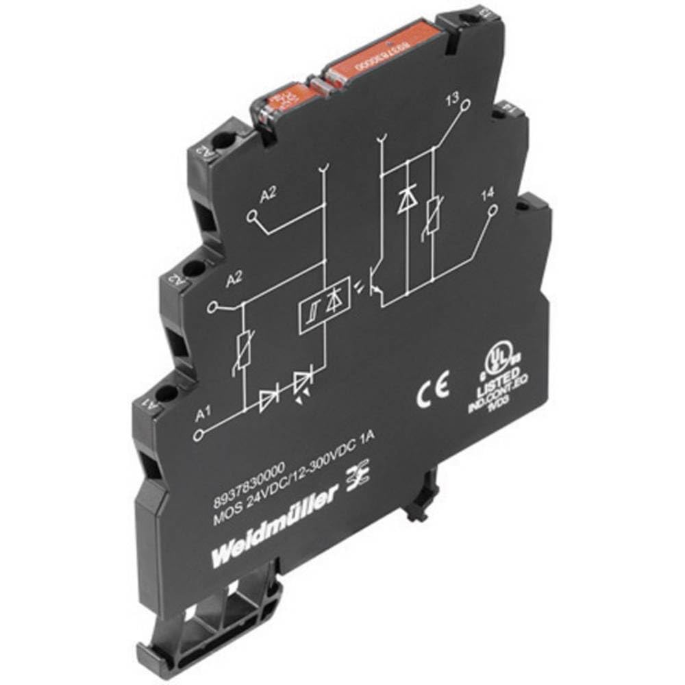 Relais électrique Weidmüller 8937970000 noir boîtier de commande rail DIN