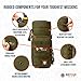 Exo-Tek H2O MOLLE Water Bottle Pouch Hydration Carrier – Use as MOLLE Water Bottle Holder, Water Pouch, Hydration Carrier – Fits Up to 40 oz. Wide-Mouth Bottles (OD Green)
