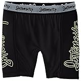 Intensity Girls 5-Inch Stolen Base Low Rise Slider Shorts, Black, Medium