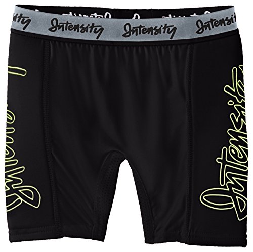 Intensity Girls 5-Inch Stolen Base Low Rise Slider Shorts, Black, Medium