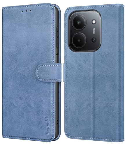 Mofurd Coque Pour Xiaomi Redmi 15 4G/5G, [RFID Blocage] Étui De Protection Housse Premium En Cuir PU, [Fentes Pour Cartes] Pochette De Portefeuille Etui à Rabat - Vert