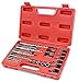 XtremepowerUS Screw Extractor Out Broken Screw Remover Drill Bit Guide 25 Pieces