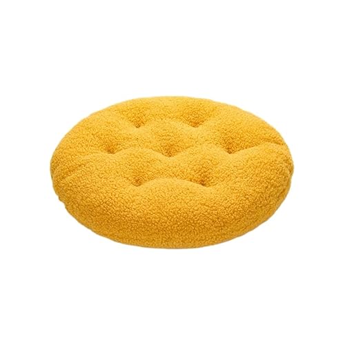 MsiDtsoy クッション 座布団 おしゃれ ビスケット型 可愛い 円形 お菓子 抱き 枕 フロアクッション 低反発 大きい 背凭れ 柔らかい 丸 チェアパッド 直径36cm ふわふわ 四季通用 クッキー ざぶとん 椅子 オフィス用 家を装飾する インテ