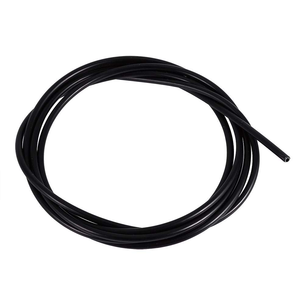 Keenso Cavo del Cambio per Bicicletta, Cavo del Cambio per Ciclismo sostituibile da 2 m Tubo Flessibile in Gomma in Acciaio PVC Cavo Freno anticorrosione