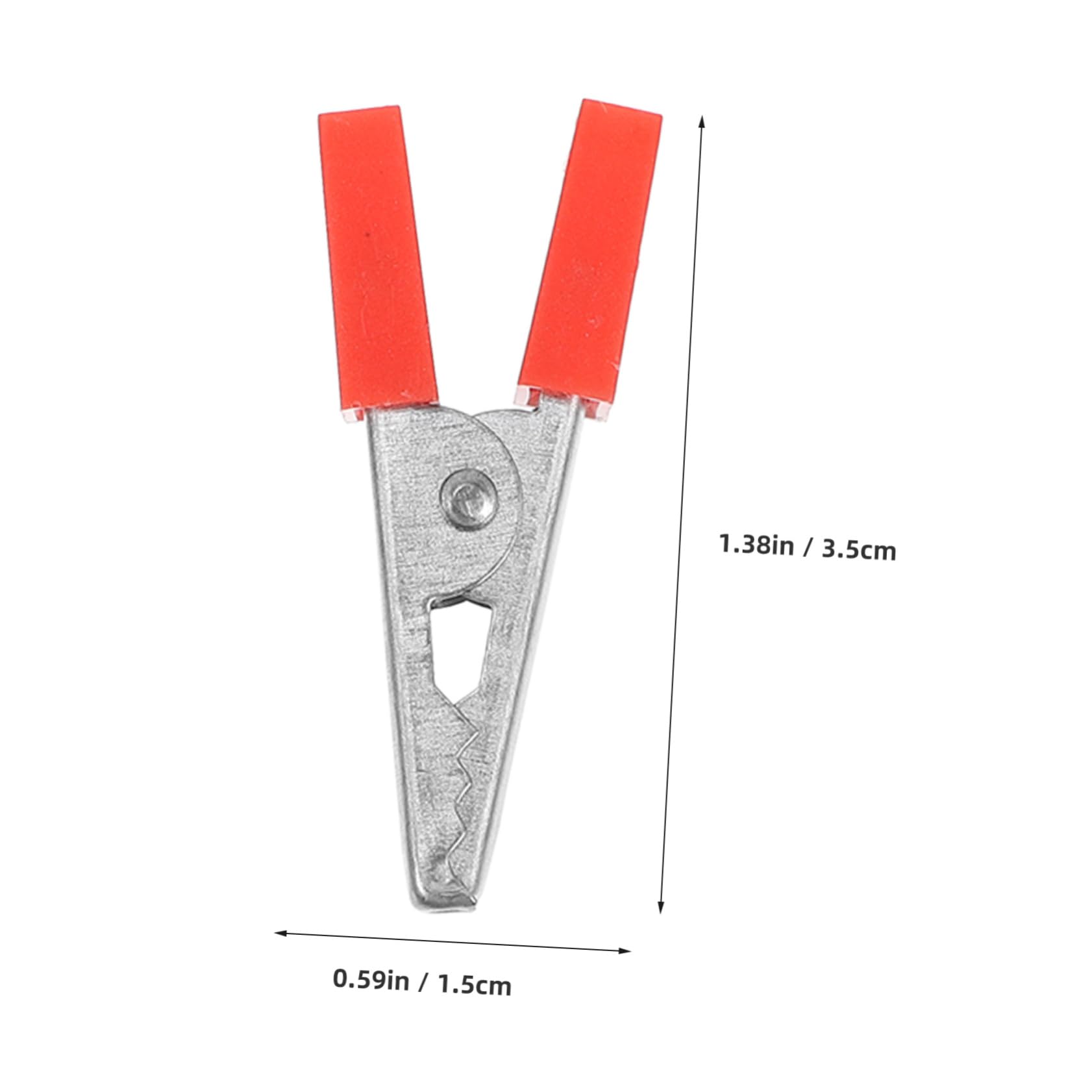 CIYODO 24pcs Alligator Clip Spring Clamps Battery Clips Alligator Leads Clip Battery Clamps Alligator Clamp Rubber