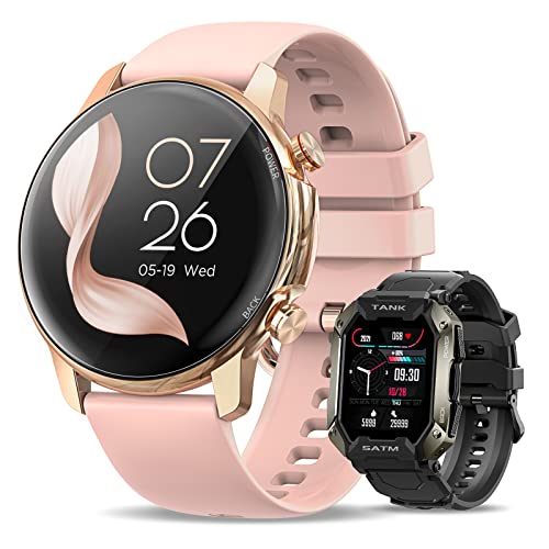 KOSPET Tank M1 with KOSPET Magic 4 Smart Watch for Women Pink