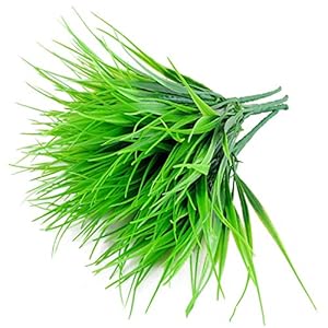 Kunstmatig tarwegras, 4 stuks struiken kunststof tarwegras kunstmatige buitenplanten gebruikt voor thuis tuin kantoor…