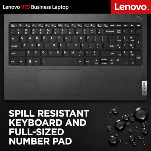 Image of Lenovo V15 Business Laptop 2026 Edition, Intel N150 Quad-Core Processor, 15.6 inch FHD Display, 16GB DDR5 RAM, 256GB NVMe SSD, Wi-Fi 6, Ethernet RJ-45, Dolby Audio, Windows 11 Pro