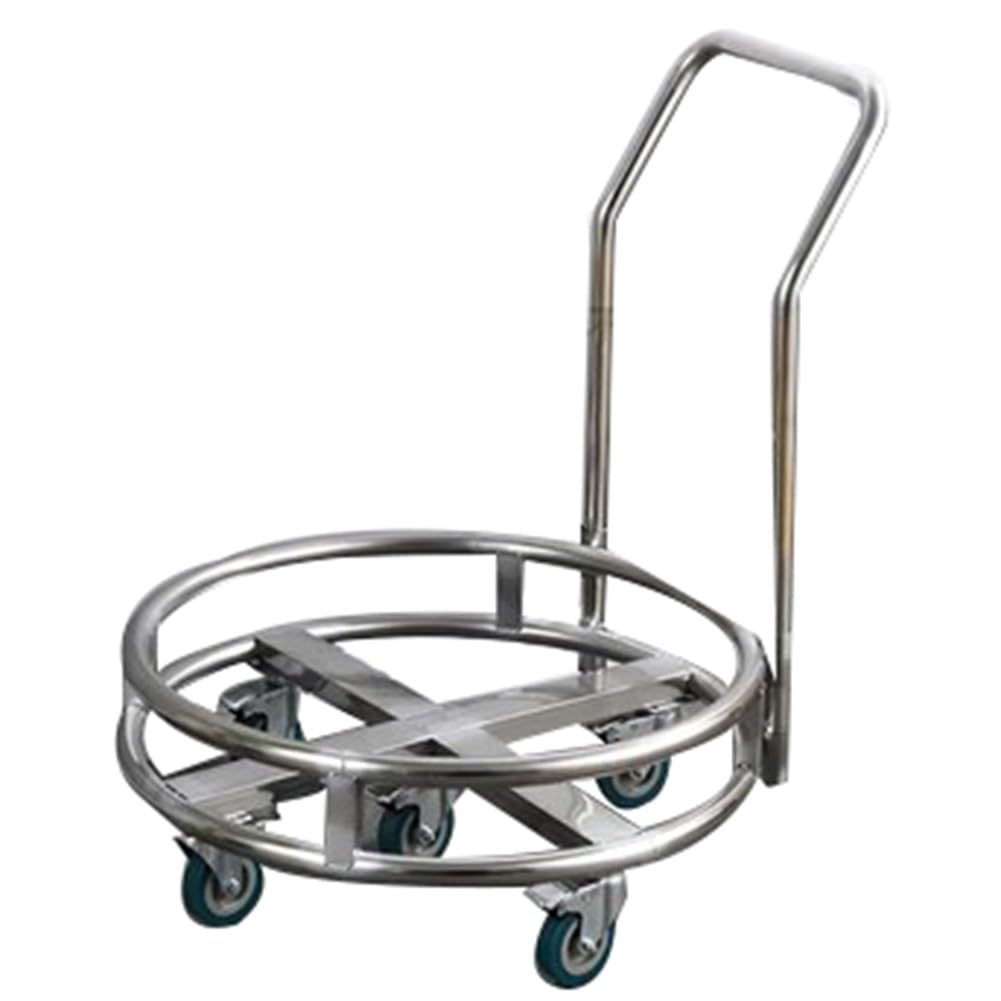 Support de casserole en acier inoxydable robuste avec roulettes pour charges lourdes