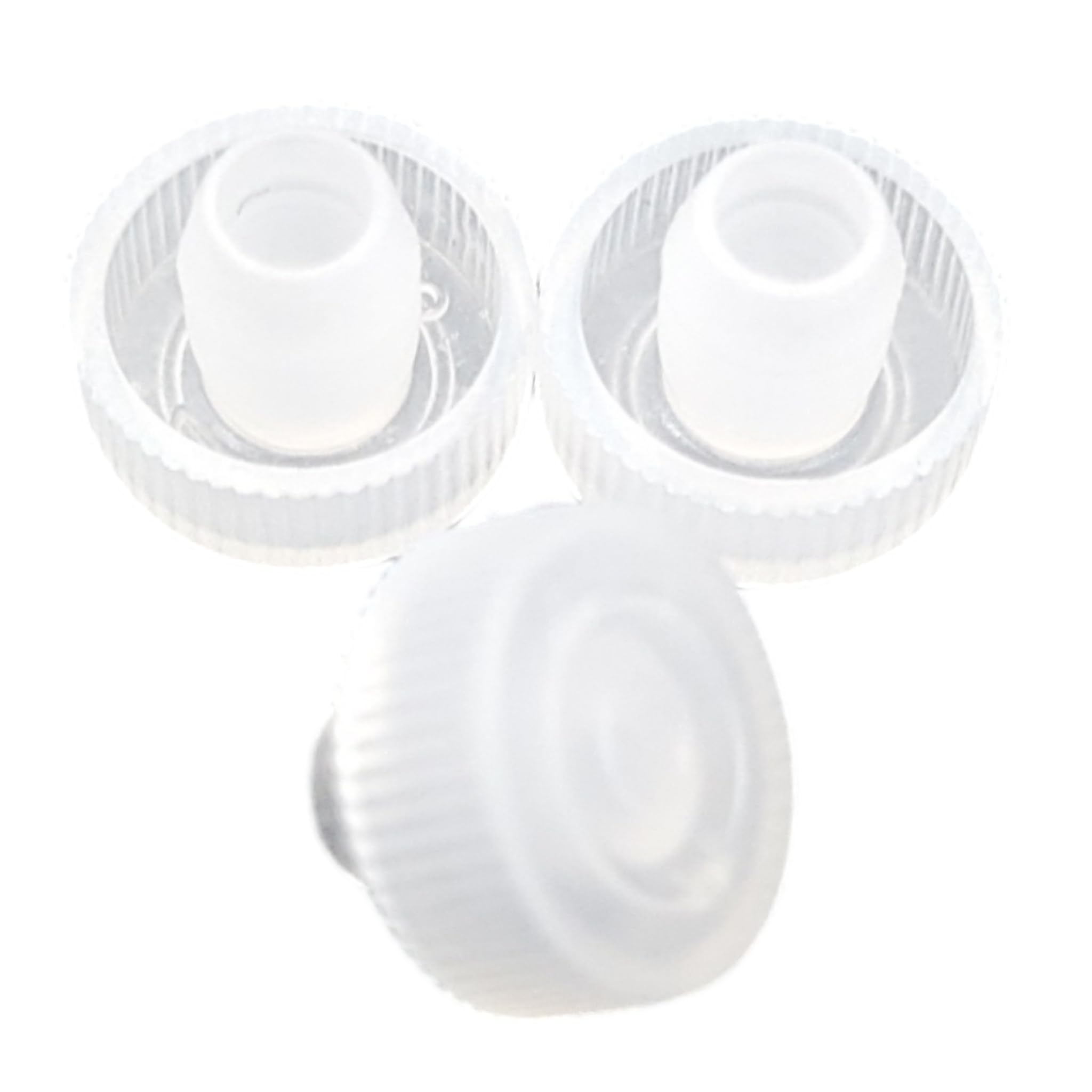 60 x Ø12mm, ca. 4ml, Rollrandflaschen, Rollrandgläser mit transparentem Deckel - auch für Flüssigkeiten geeignet