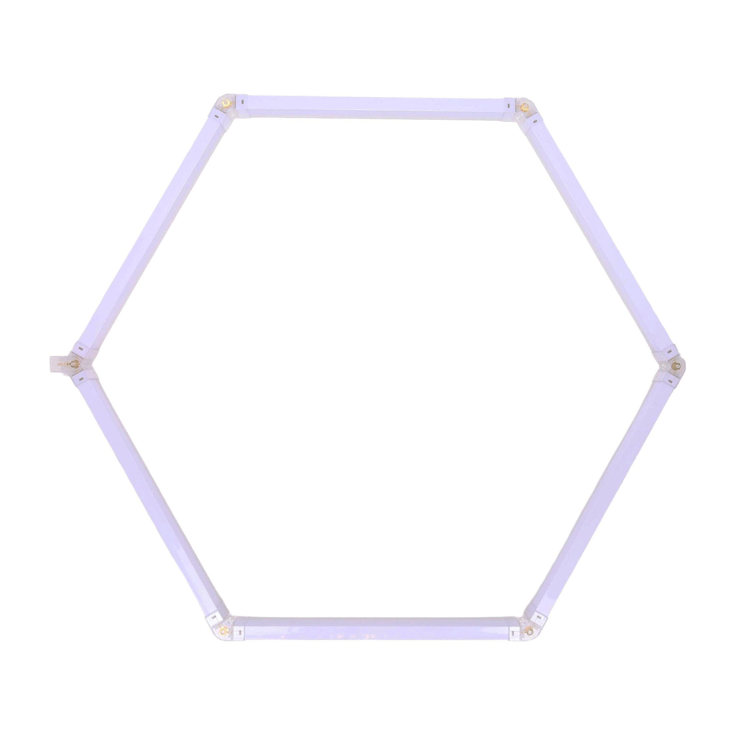 EinParts EPHCL01 lampa LED Hexagon 83x95 cm 1 moduł 5280 lm 6500K zimna biel do garażu warsztatu detailingu