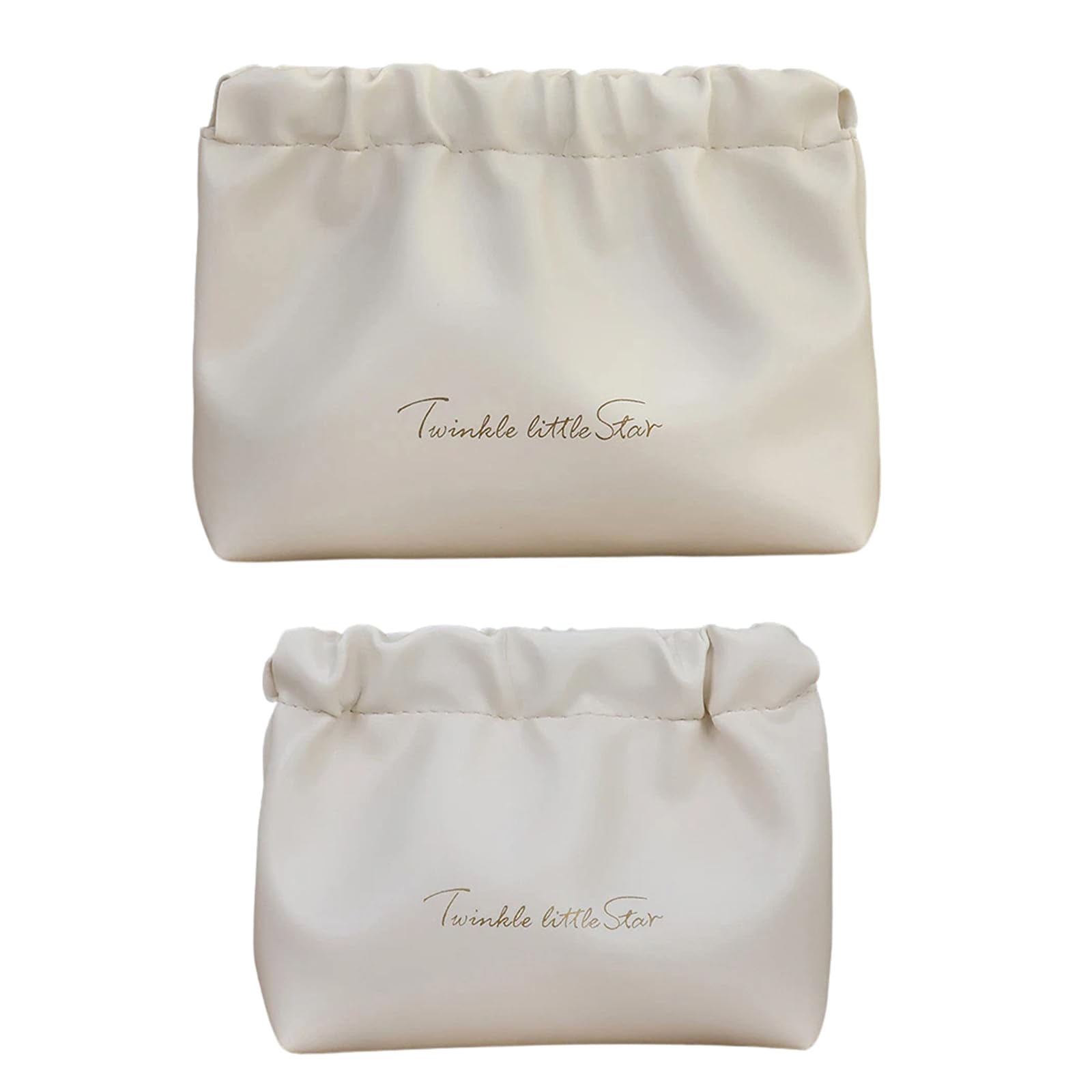 Duleylv 2 PCS Small Makeup Bag for Purse Waterproof Cosmetic Pouch Mini Cosmetic Bags Portable Makeup Bag Set for Women Coin Purse Organizer for