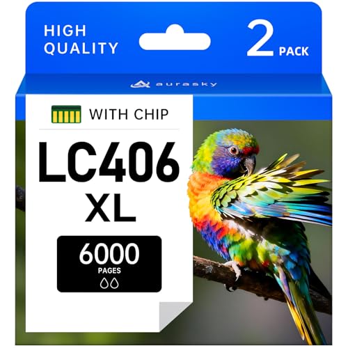 Image of LC406XL Ink Cartridges Replacement for LC406 XL LC 406XL for Brother MFC-J5855DW MFC-J6555DW MFC-J4535DW MFC-J4335DW MFC-J6955DW MFC-J4345DW MFC-J5955DW Printer (with Chip, 2K)