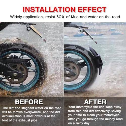 Kit Garde-Boue arrière Moto Accessoire Protection MT07 Tracer 7 - 7