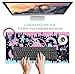 Cute Pastel Goth Desk Mat Kawaii Japanese XXL Extra Large Extended Desk Pad Gaming Mouse Pad, Anime Computer Laptop Mat Keyboard and Mouse Mat for Women Office Desk Decor Gamer Gift 31.5